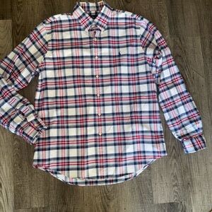 Ralph Lauren Mens Plaid Button Down Shirt Large